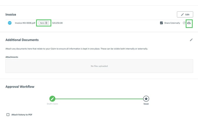 Step 7 Alternate Xero Tab and Download cloaud icon