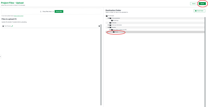9. Step 3 click upload Vault_File Manager_10