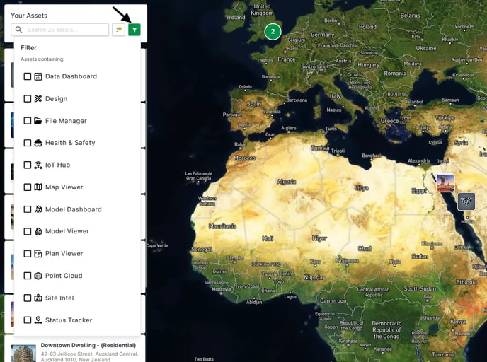 3. Filter by application