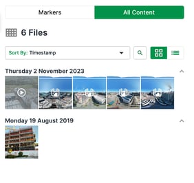 6. New All Content tab